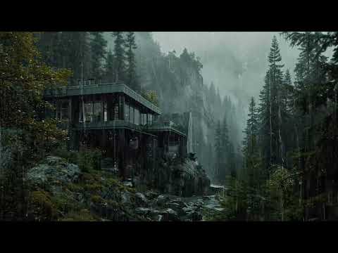 Soothing Rain Sounds in Modern House for Morning Focus | ASMR for Morning Relaxation