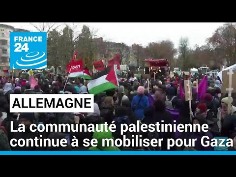 &Agrave; Berlin, la communaut&eacute; palestinienne continue &agrave; se mobiliser pour Gaza &bull; FRANCE 24