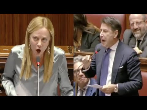 BOTTA E RISPOSTA TRA GIORGIA MELONI E GIUSEPPE CONTE SUL SALARIO MINIMO