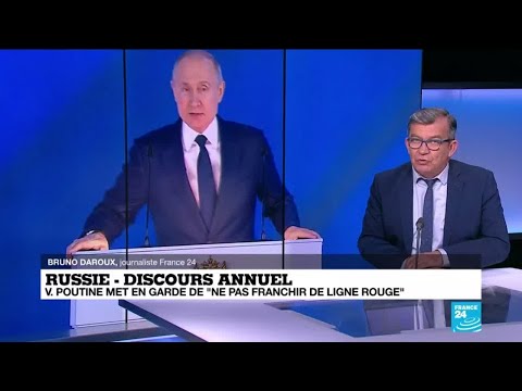 Russie : Vladimir Poutine appelle les Occidentaux &agrave; ne &quot;pas franchir une ligne rouge&quot;