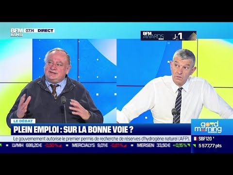 Nicolas Doze face &agrave; Jean-Marc Daniel : Plein emploi, sur la bonne voie ?