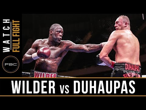 Wilder vs Duhaupas FULL FIGHT: Sept. 26, 2015 - PBC on NBC