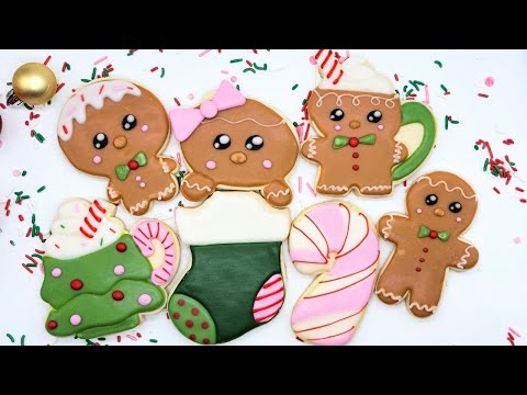 Christmas Cookie Decorating [Cutest Gingerbread Cookies]