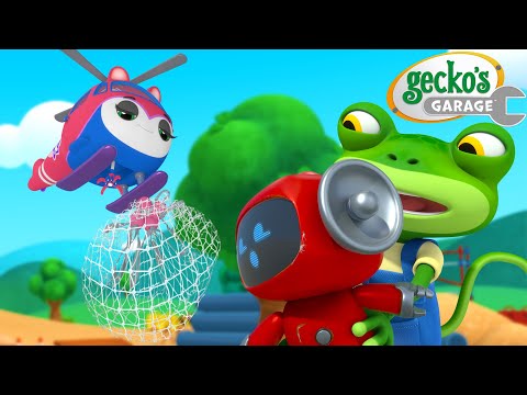 Gecko and Helena Helicopter are Net-working | Gecko's Garage | Truck Cartoons For Children