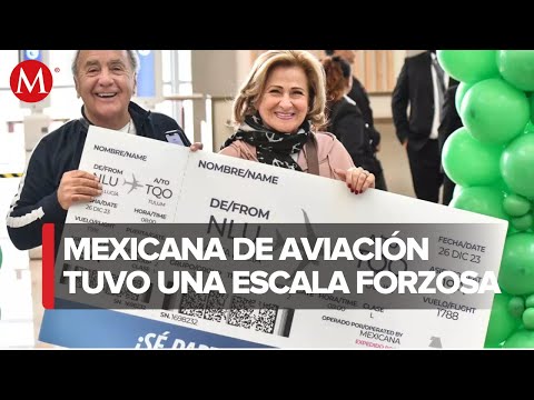 As&iacute; fue el vuelo inaugural de Mexicana de Aviaci&oacute;n