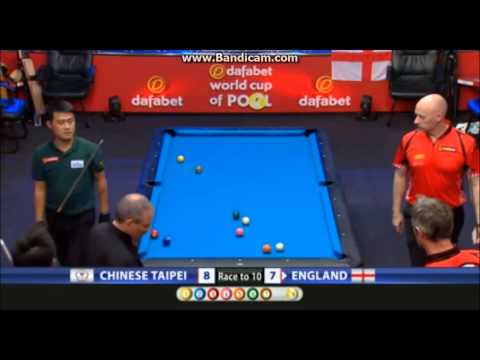 Chang Yu-Lung Epic Jump Shot - World Cup Of Pool 2015