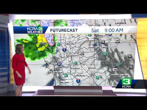 Heavy Sierra snow, some valley rain for Saturday