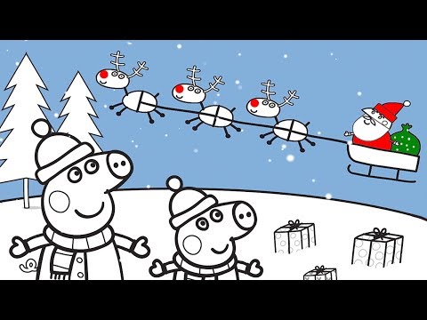 Peppa Pig -   Colouring with Peppa Pig 🎄Christmas Special🎄 Learning with Peppa Pig5