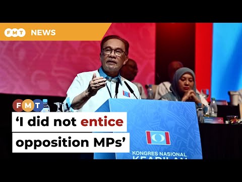 Anwar denies enticing Bersatu MPs for their support