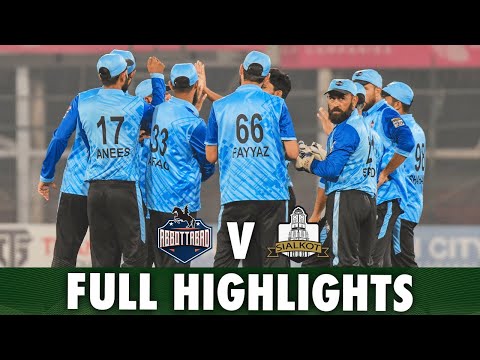 Full Highlights | Abbottabad vs Sialkot | Match 40 | National T20 2023-24 | PCB | M1W1A