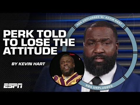 LOSE THE ATTITUDE! 🤣 Kevin Hart teases Kendrick Perkins on NBA Unplugged 👀