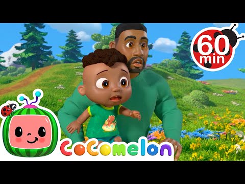 Runaway Stroller + 60 Minutes of Let's learn with Cody! CoComelon Songs for kids