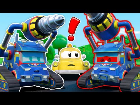 Help! 😱 EVIL SUPER DRILL TRUCK is making a mess | Car Repair | Cartoon for Kids | Tom's Garage