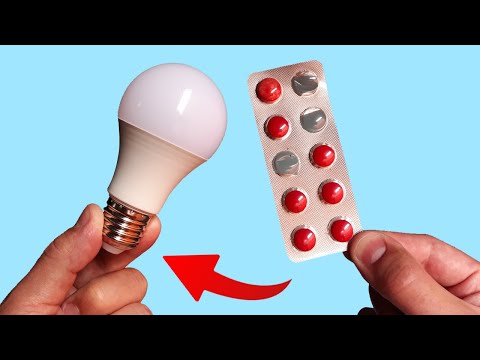 Once You Learn This, You Won't Throw Empty Pill Packs In The Trash Anymore! How To Fix LED Lamp!