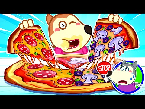 Oh No, Stop! No More Junk Food! - Baby Learns Healthy Food Choices With Pizza Tower