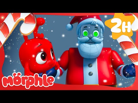 Morphle Meets Santa! 🎅 | Morphle the Magic Pet | Preschool Learning | Moonbug Tiny TV