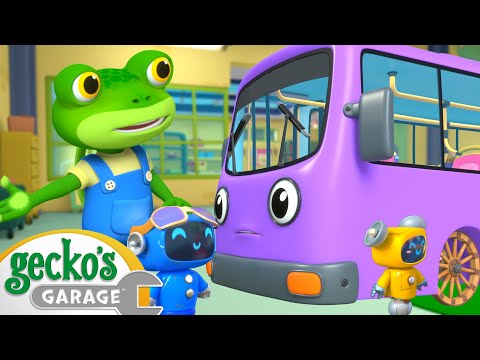 Bobby The Bus Has New Wheels! | Gecko's Garage | Trucks For Children | Cartoons For Kids