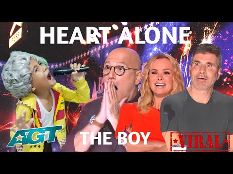 AGT | The jury was very impressed the boy voice singing the &quot;HEART ALON&quot; song and golden buzzer.