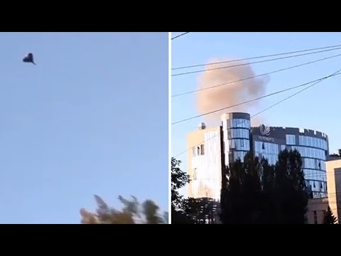 Un drone kamikaze colpisce Kiev: esplosioni nel centro della citt&amp;agrave;