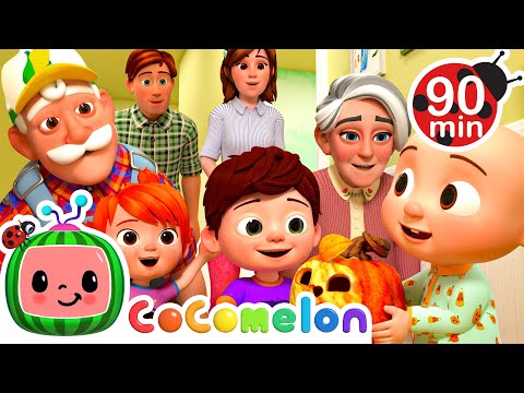 Peek-a-BOO on Halloween! Family Fright | CoComelon | Songs and Cartoons | Best Videos for Babies