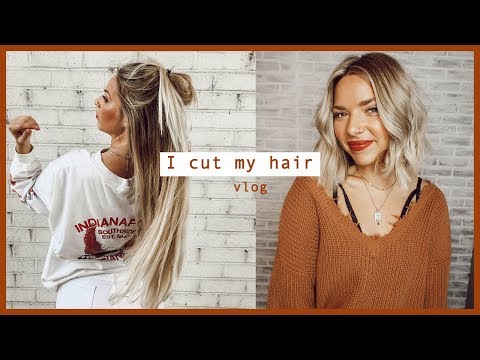 I FINALLY DID IT... // HAIR CHOP