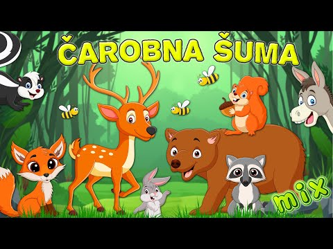 Čarobna &scaron;uma MIX | Najlep&scaron;e pesme za decu | Odabrane dečije pesmice | Muzika za bebe | Pesme MIX