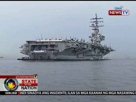 Aircraft carrier USS Ronald Reagan, muling dumaan sa South China Sea