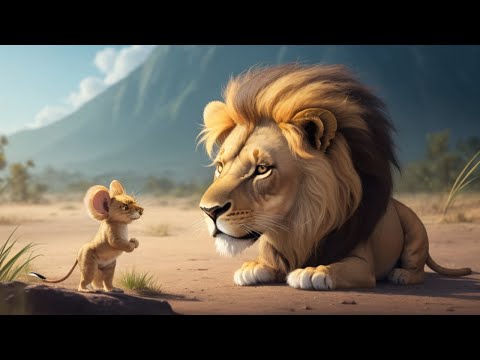 Leo and Mia The Lion and the Mouse's Unlikely Bond - Stories for children