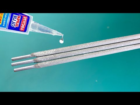 Works like magic! Pour super GLUE onto the WELDING ELECTRODES and be amazed at the results!