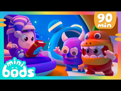 Bedtime Stories with Jeff 📖 | 🌈 Minibods 🌈 | Preschool Cartoons for Toddlers