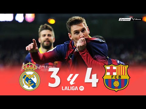 Real Madrid 3 x 4 Barcelona ● La Liga 13/14 Extended Goals &amp; Highlights HD