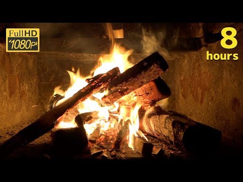 Sound and picture of bonfire often sleeping 8 hours