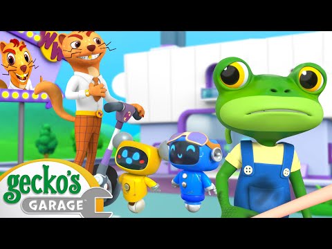 Gecko is Jealous of Weasel | Gecko's Garage | Trucks For Children | Cartoons For Kids