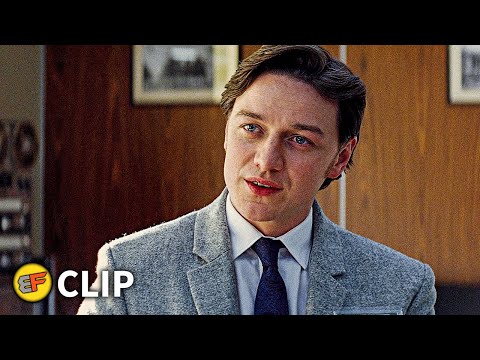 Charles Xavier &quot;Magic Trick&quot; - CIA Headquarters Scene | X-Men First Class (2011) Movie Clip HD 4K