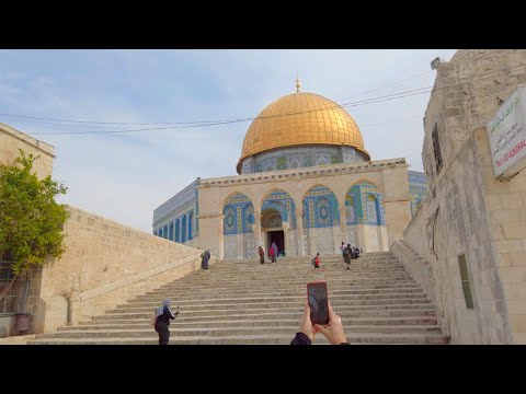 Jerusalem. Temple Mount. Dome Of The Rock, Al-Aqsa Mosque. The most famous place in the world.