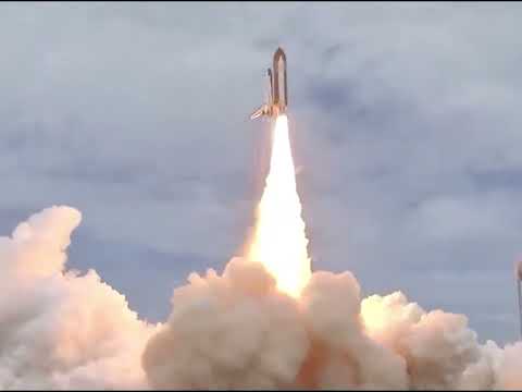 The last Space shuttle flight but its perfectly timed with Free bird.