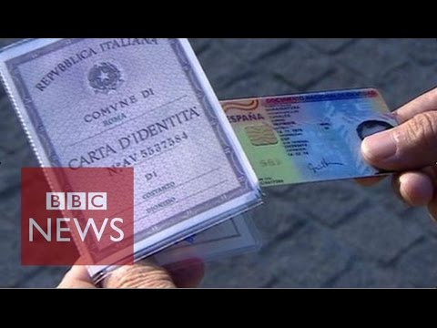 How easy is it for refugees to buy fake passports in Athens? BBC News