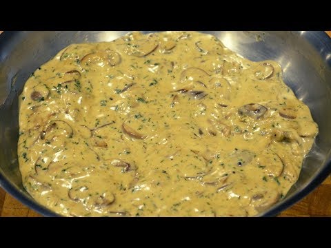 Creamy Garlic Mushroom Sauce | How To Make Recipe