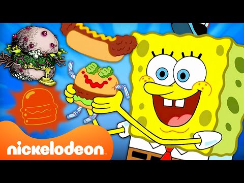 50 MINUTES Of SpongeBob's Krabby Patty INVENTIONS! | Nickelodeon Cartoon Universe