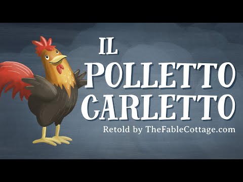 Il Polletto Carletto - Chicken Little in Italian (with English subtitles)