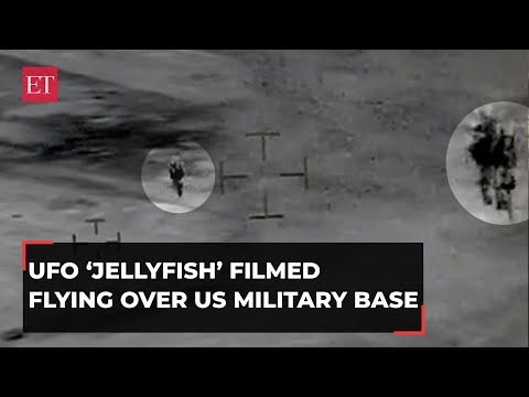 UFO caught on cam: Leaked video shows 'Jellyfish' UAP allegedly flying over US military base in Iraq