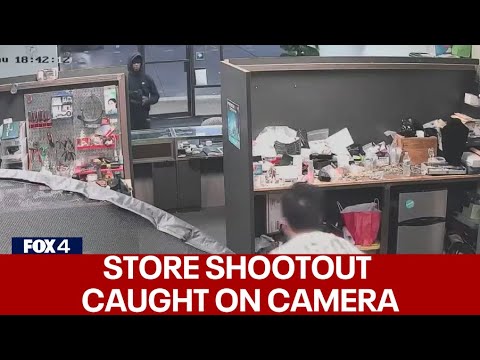 Armed Mesquite store owner gets in shootout with would-be robbers