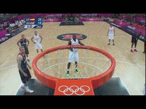 Basketball Men's Preliminary Round Group B - ESP v GBR Full Replay -- London 2012 Olympic Games