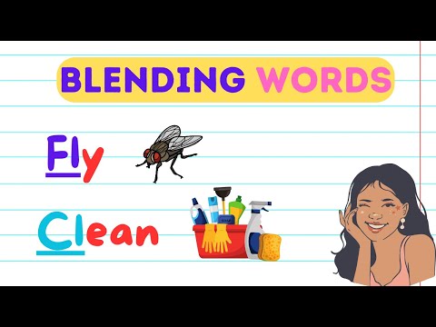 Learn and Practice Blending Words for Kindergarten | Practice CVC Words | Words w/ Consonant Blends