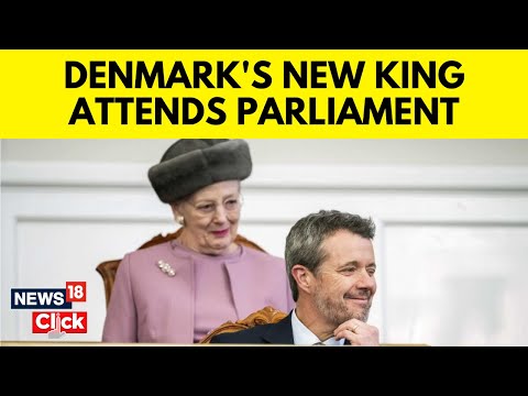 Denmark's Royal Family | Denmark's New King Attends Parliament After Enthronement | N18V | News18