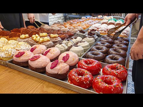 A place that makes 23 kinds of donuts every day - Korean street food