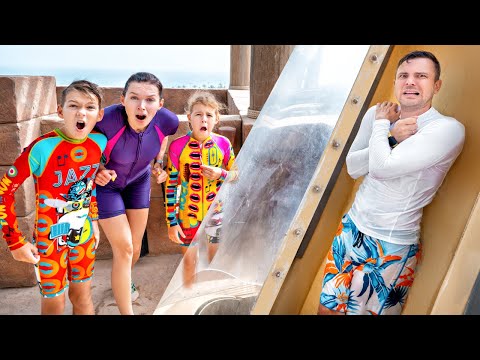 24 Hours in the World's Biggest Waterpark with 100 Slides