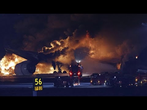 Japon : une collision entre deux avions &agrave; l'a&eacute;roport de Tokyo-Haneda fait cinq morts