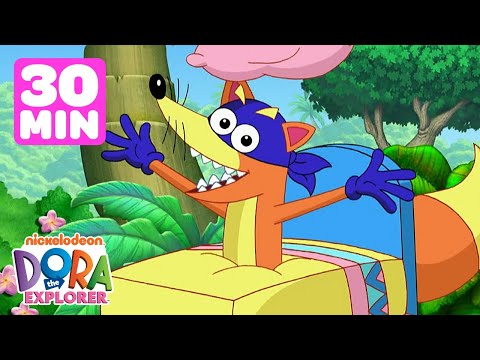 Swiper's Silliest Swipes! 😝 30 Minute Compilation | Dora the Explorer