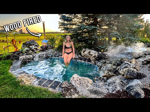 Making a MOUNTAIN HOT SPRING in my Backyard